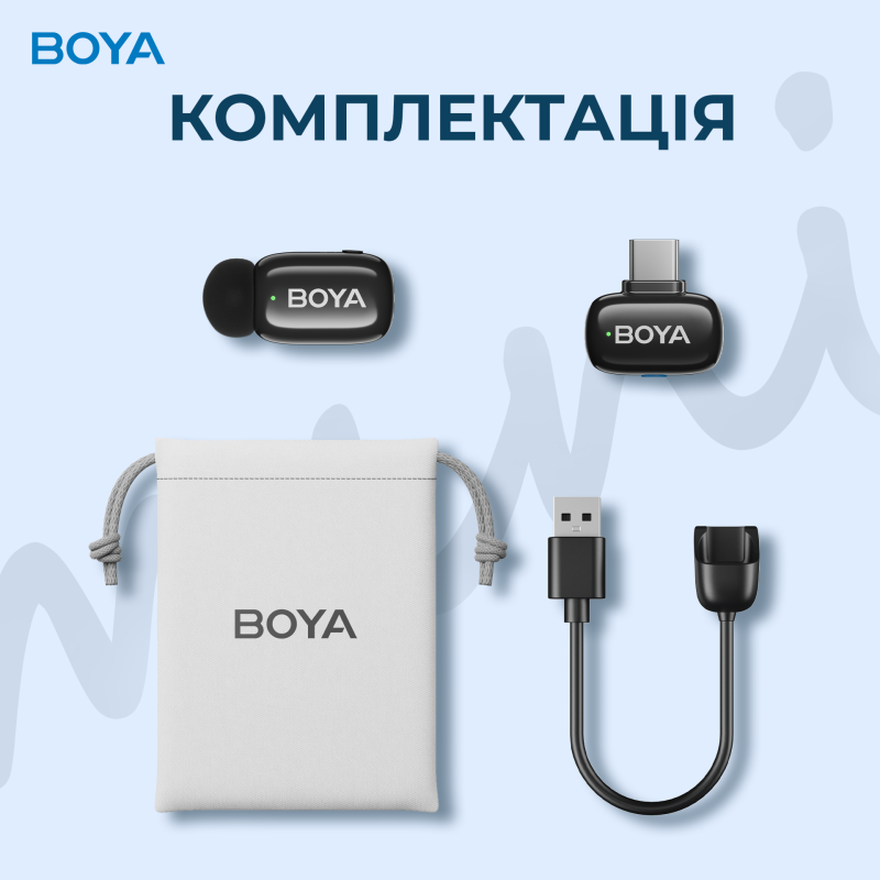 Микрофон BOYA mini-16 Type-C Black