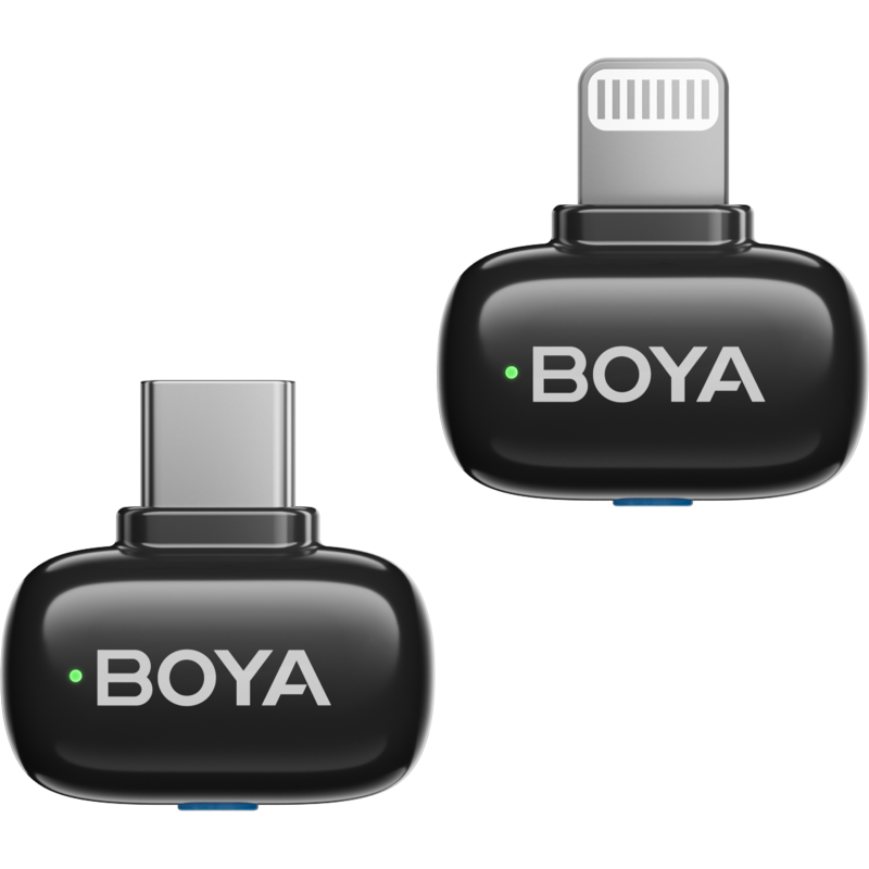 Микрофон BOYA mini-12 Type-C/Lightning Black