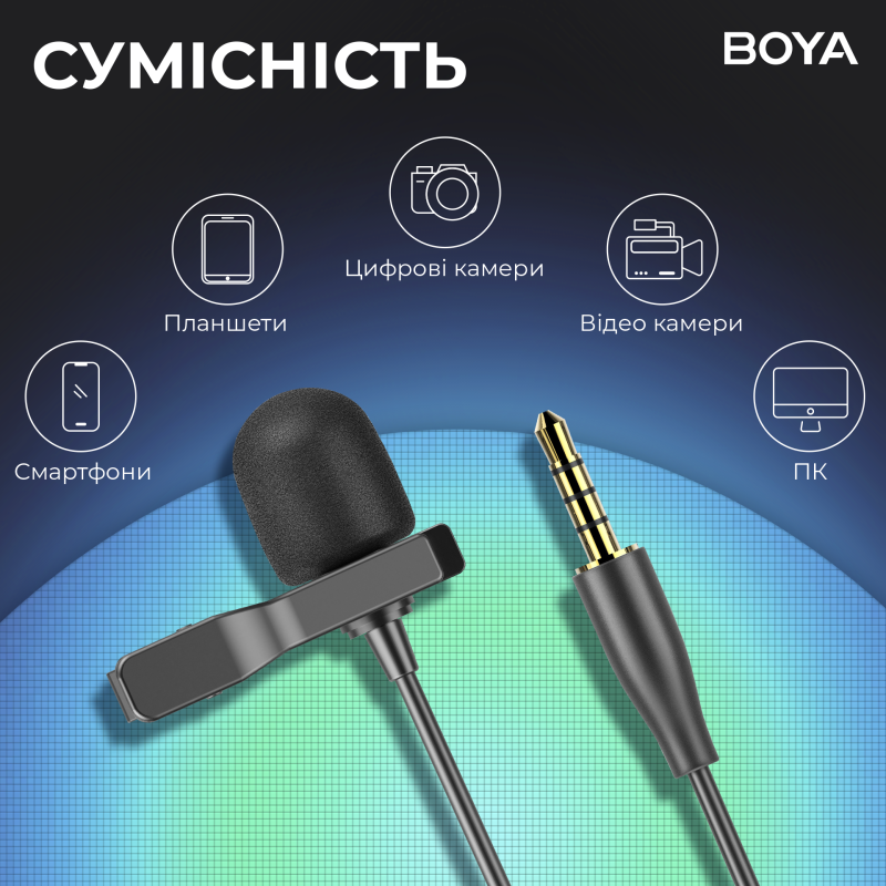 Мікрофон BOYA BY-M1S Black