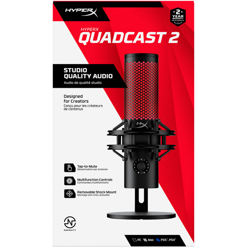 Микрофон HyperX QuadCast 2 Black (872V1AA)