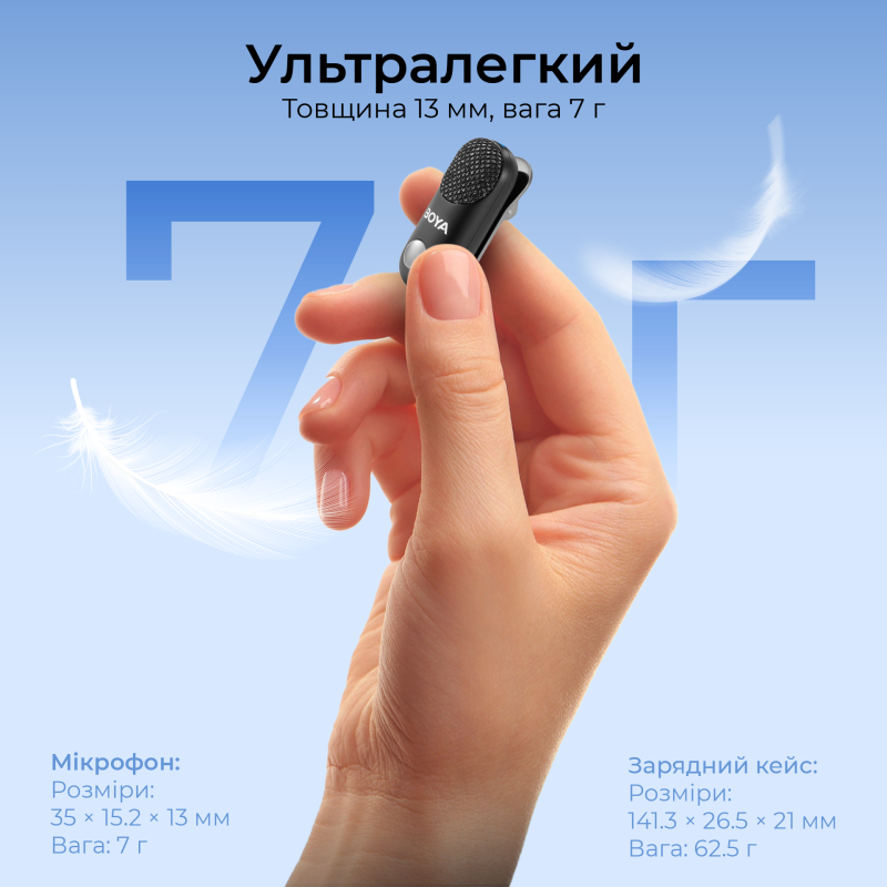 Микрофон BOYA Magic-03 Type-C/TRS Black