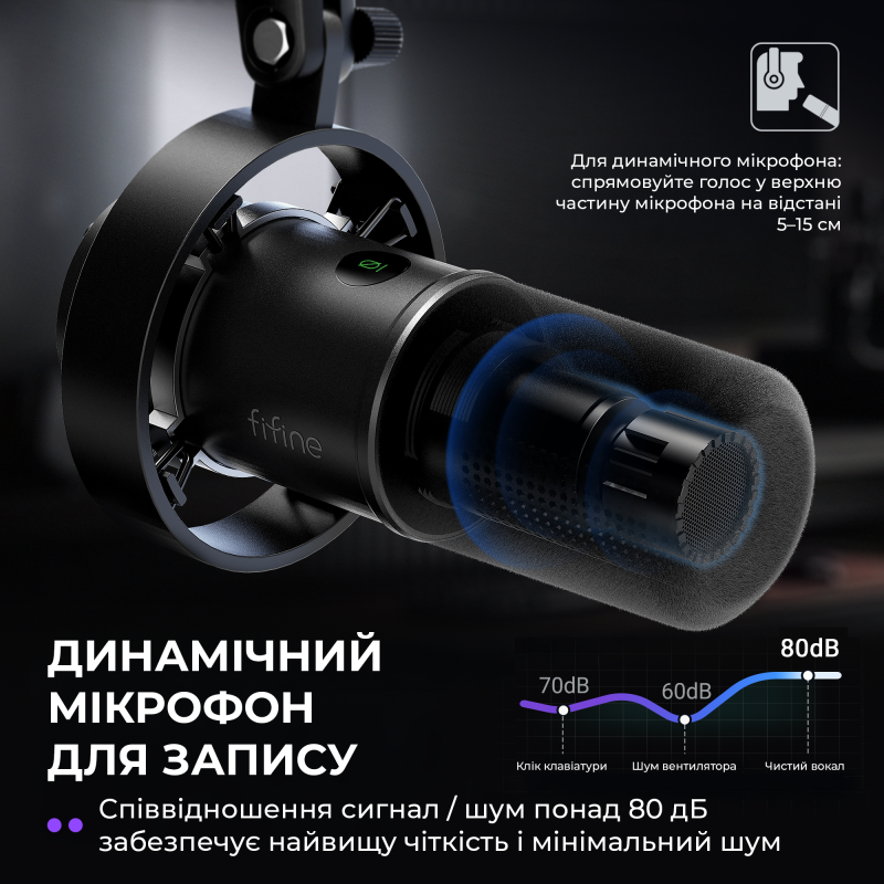 Мікрофон Fifine K688CT
