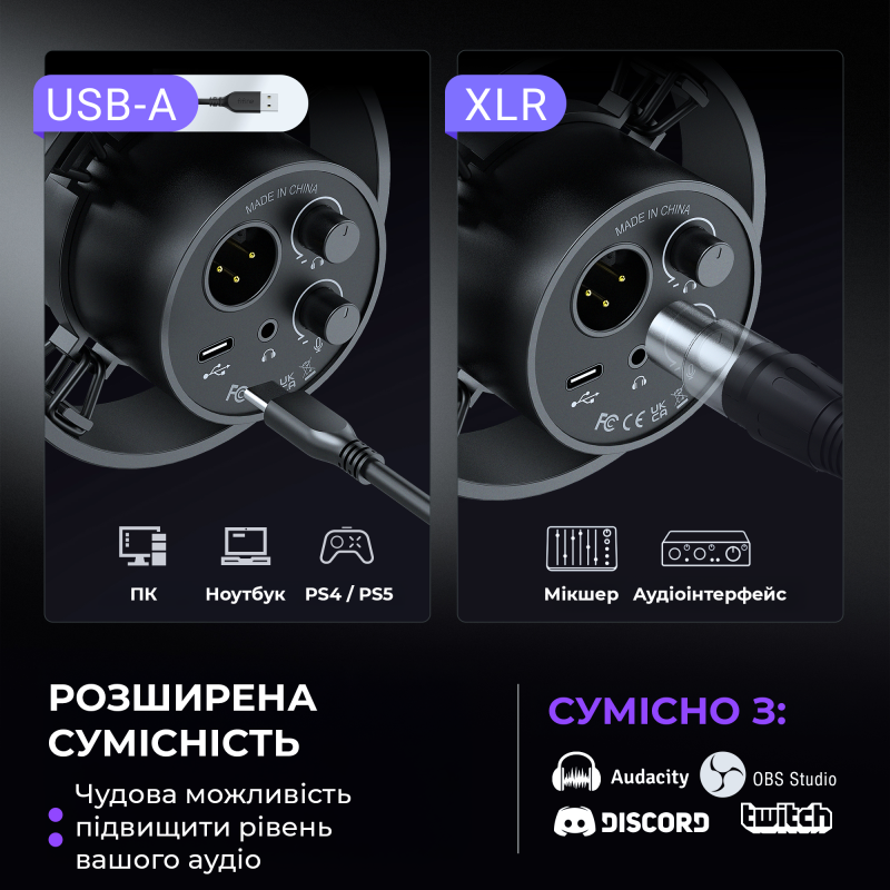 Мікрофон Fifine K688CT