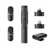 Мікрофон BOYA Magic-02 Type-C/Lightning Black