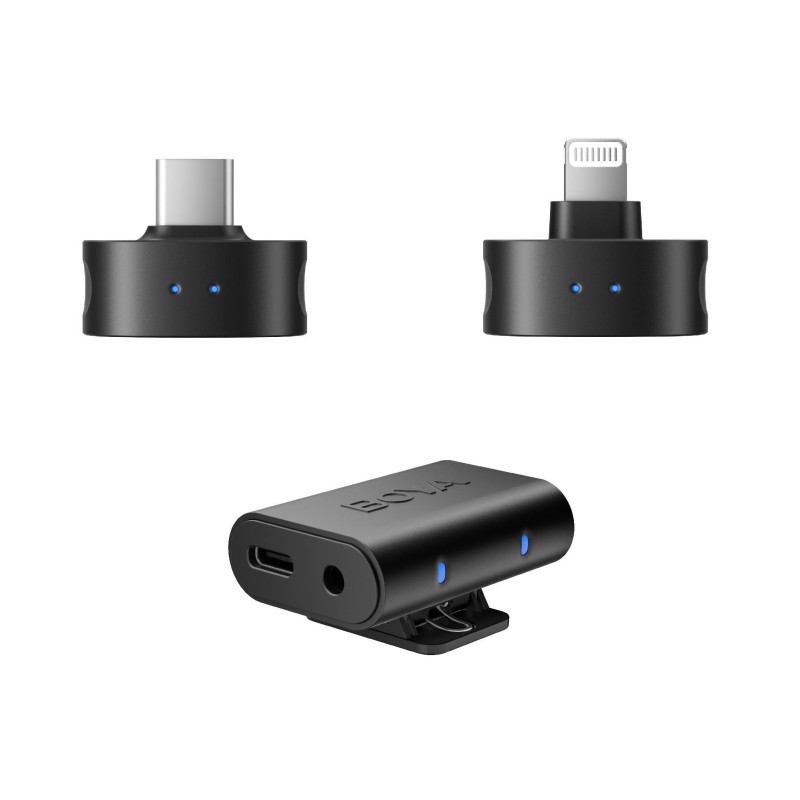 Микрофон BOYA Magic-02 Type-C/Lightning Black