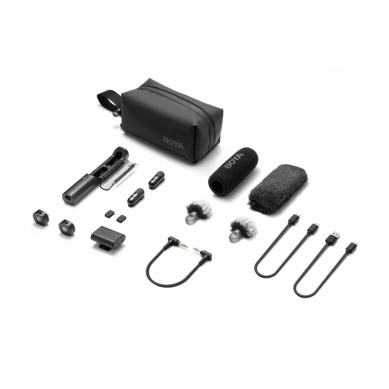 Микрофон BOYA Magic-02 Type-C/Lightning Black