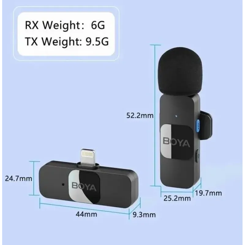 Микрофон BOYA BY-V10 Type-C Black
