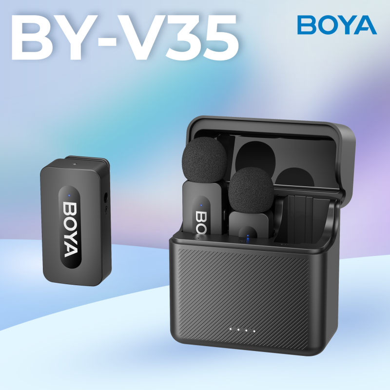 Мікрофон BOYA BY-V35 TRS for camera Black
