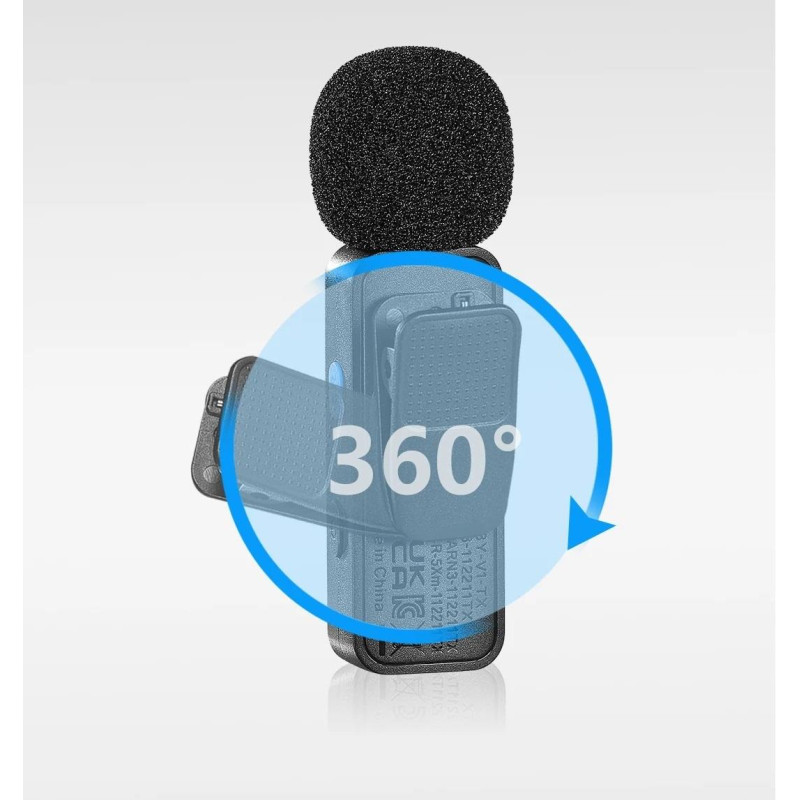 Микрофон BOYA BY-V1 Lightning Black