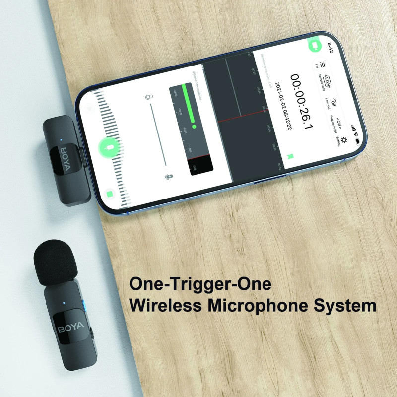 Микрофон BOYA BY-V1 Lightning Black