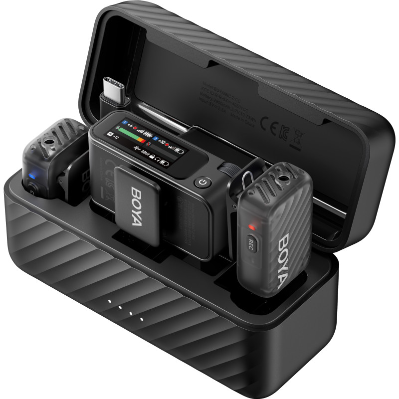 Микрофон BOYA MIC 2-02 Type-C/TRS Black