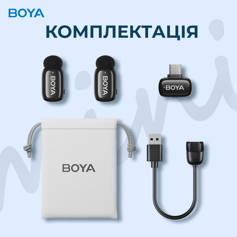 Микрофон BOYA mini-23 Type-C Black