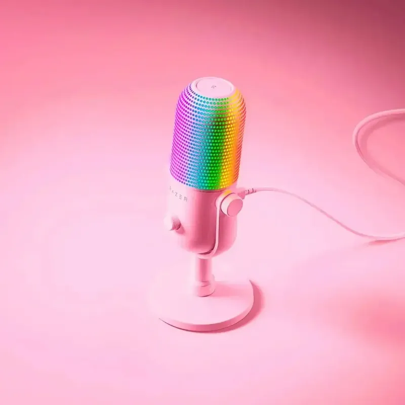 Микрофон Razer Seiren V3 Chroma Quartz (RZ19-05060300-R3M1)