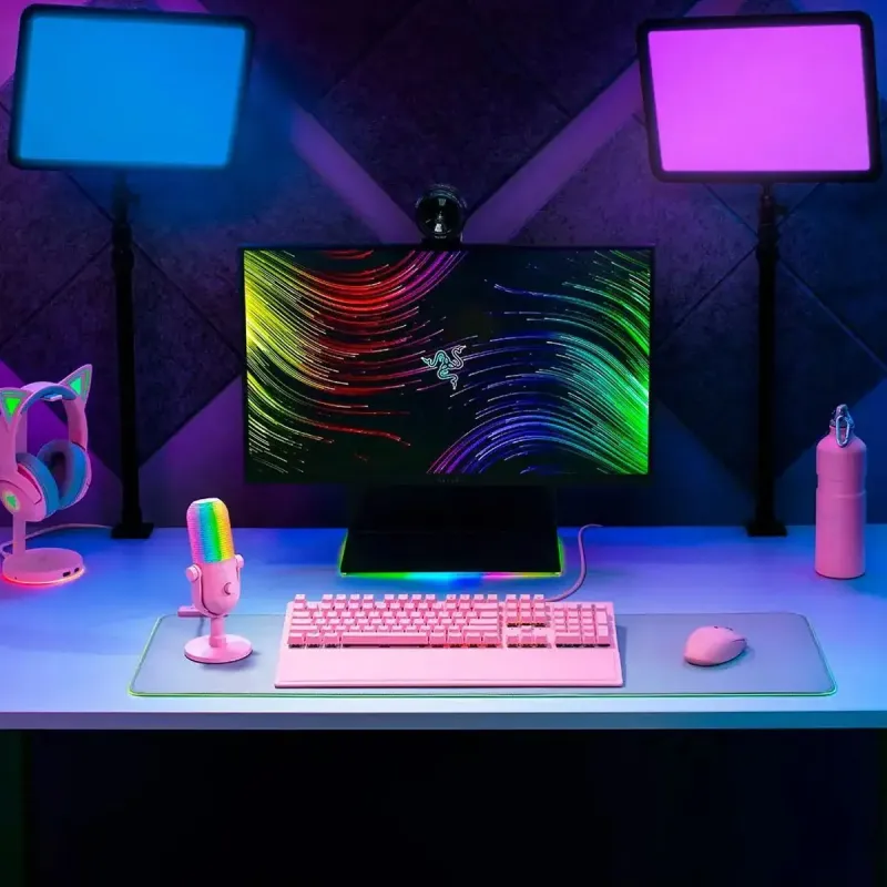 Микрофон Razer Seiren V3 Chroma Quartz (RZ19-05060300-R3M1)