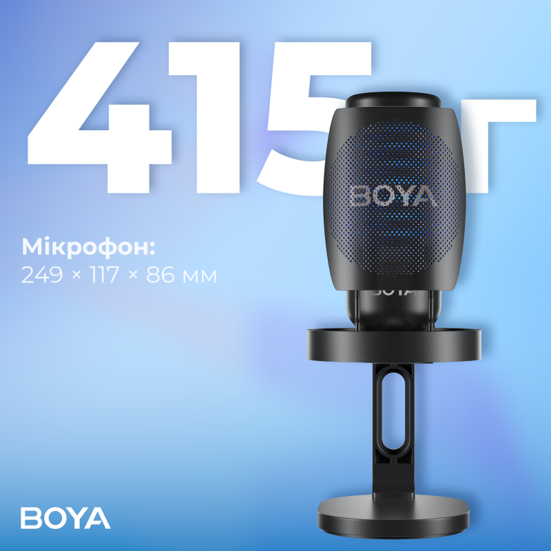 Мікрофон BOYA K3-02 RGB Black