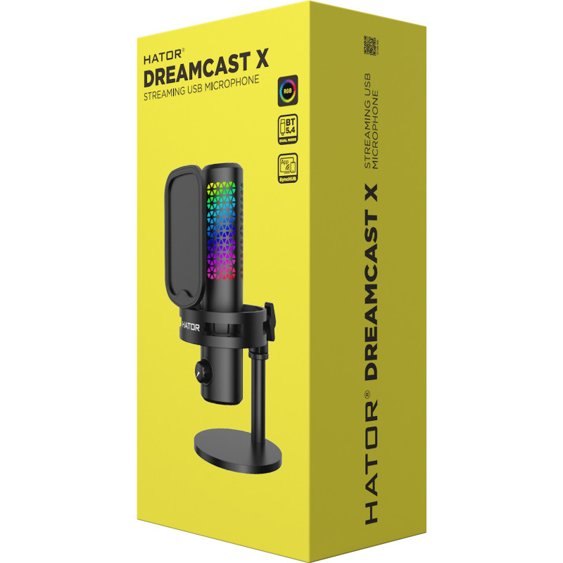 Мікрофон Hator Dreamcast X RGB Black (ESS10)