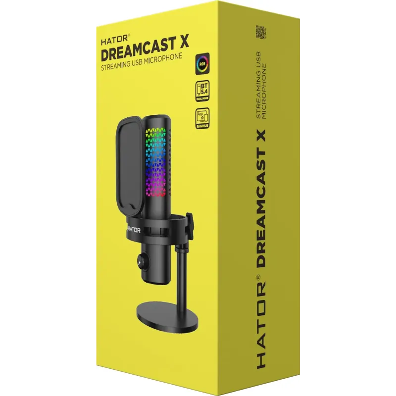 Микрофон Hator Dreamcast X RGB Black (ESS10)