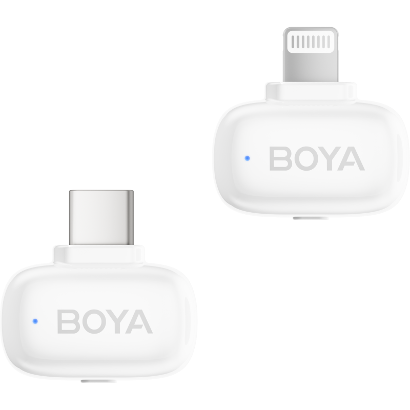 Микрофон BOYA mini-13 Type-C/Lightning White