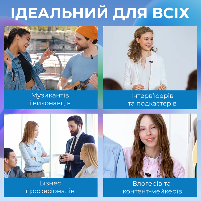 Микрофон BOYA mini-13 Type-C/Lightning White