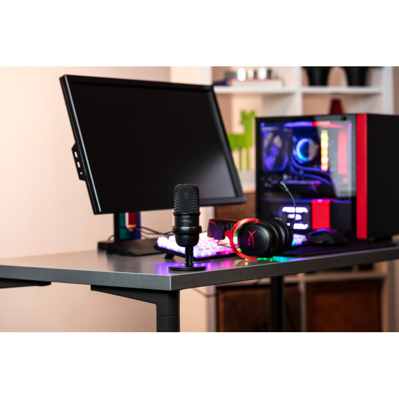 Микрофон HyperX SoloCast Black (HMIS1X-XX-BK/G) 4P5P8AA