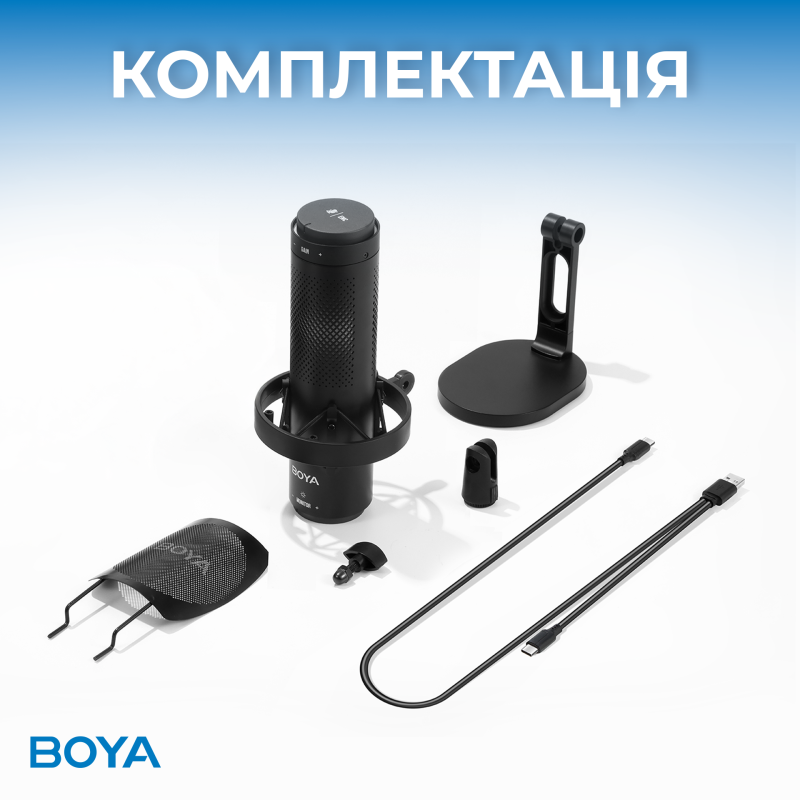 Мікрофон BOYA K9 RGB Black
