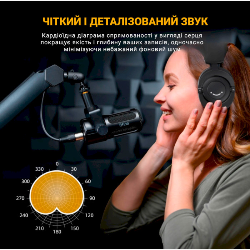 Микрофон Fifine Tank1 XLR Black