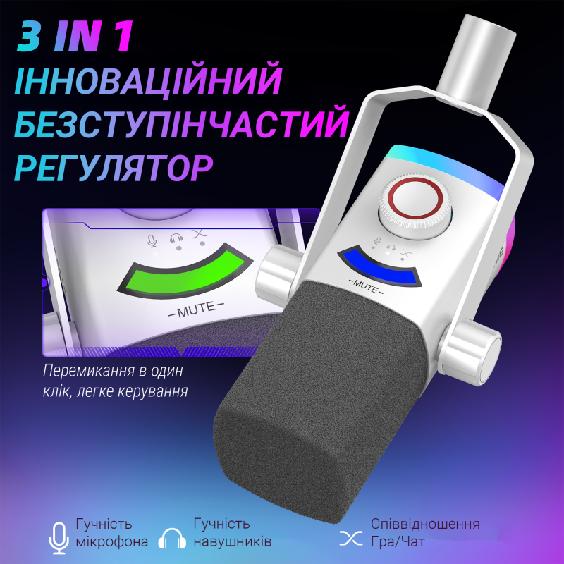 Мікрофон Fifine AM8PROTW