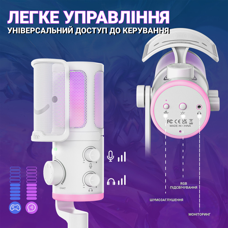 Fifine TAM6W White