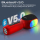 Promate VocalMic Bluetooth 2 x AUX LED Red (vocalmic.red)