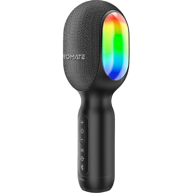 Promate VocalMic Bluetooth 2 x AUX LED Black (vocalmic.black)