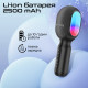 Promate VocalMic Bluetooth 2 x AUX LED Black (vocalmic.black)