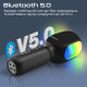 Promate VocalMic Bluetooth 2 x AUX LED Black (vocalmic.black)
