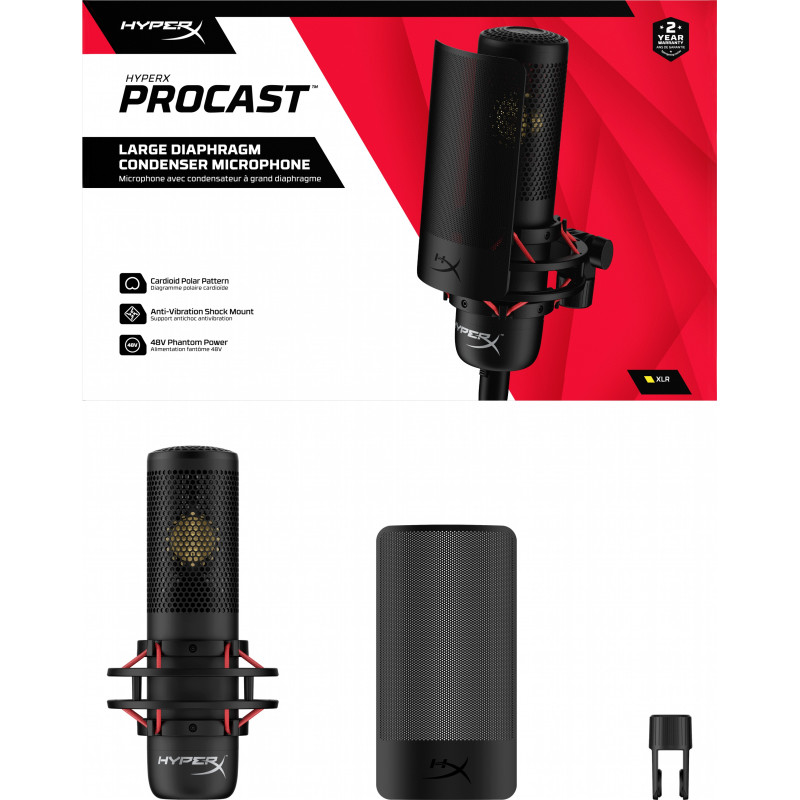 Микрофон HyperX ProCast Black (699Z0AA)