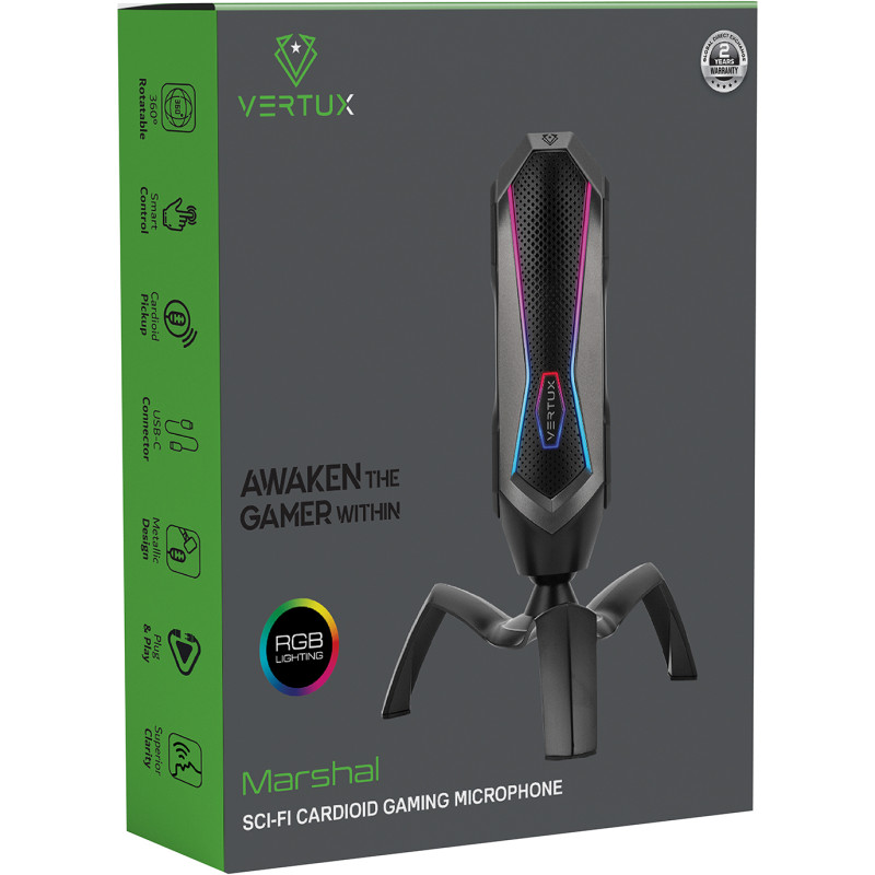 Vertux Marshal USB Black marshal.black