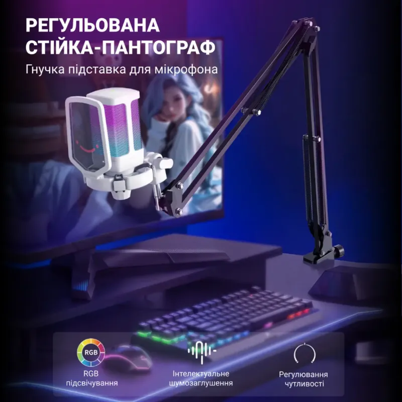 Микрофон Fifine Q6TW White