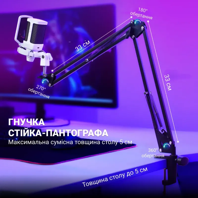 Микрофон Fifine Q6TW White
