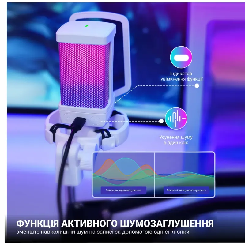 Микрофон Fifine Q6TW White