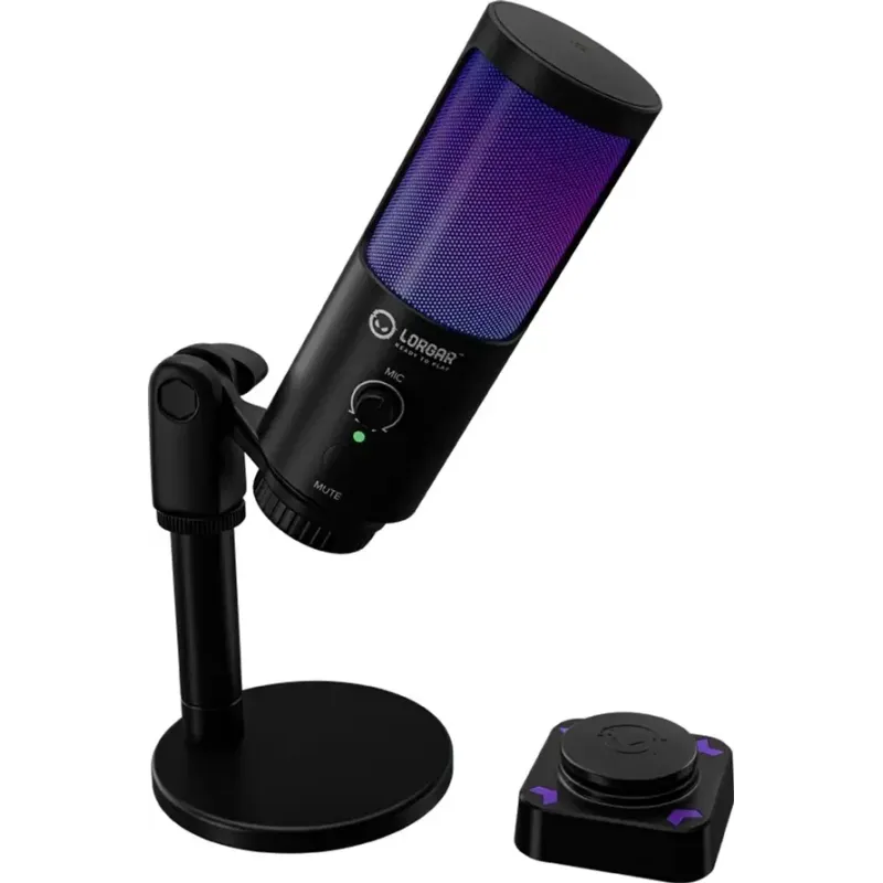 Микрофон Lorgar SMP40 RGB Black (LRG-SMP40-BK)
