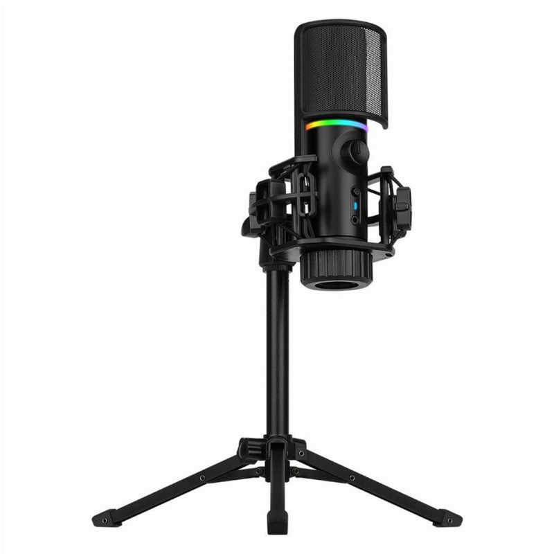 Мікрофон Streamplify MIC-48-RGB-TP (SPMC-MZ1C127.11) Black