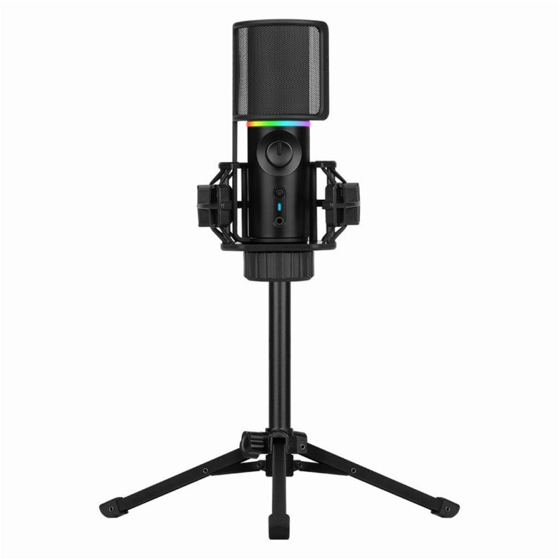Мікрофон Streamplify MIC-48-RGB-TP (SPMC-MZ1C127.11) Black