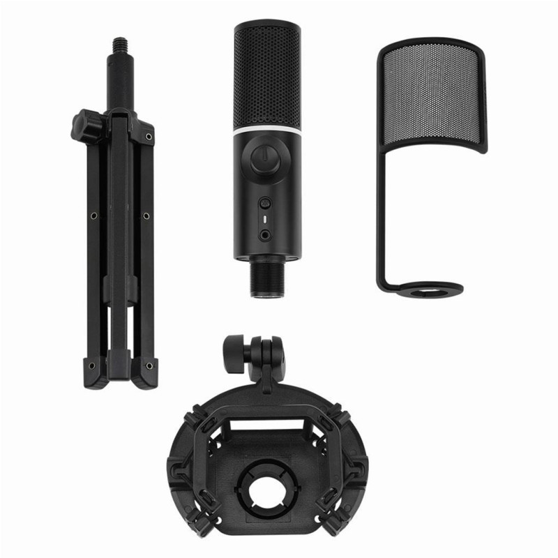 Мікрофон Streamplify MIC-48-RGB-TP (SPMC-MZ1C127.11) Black