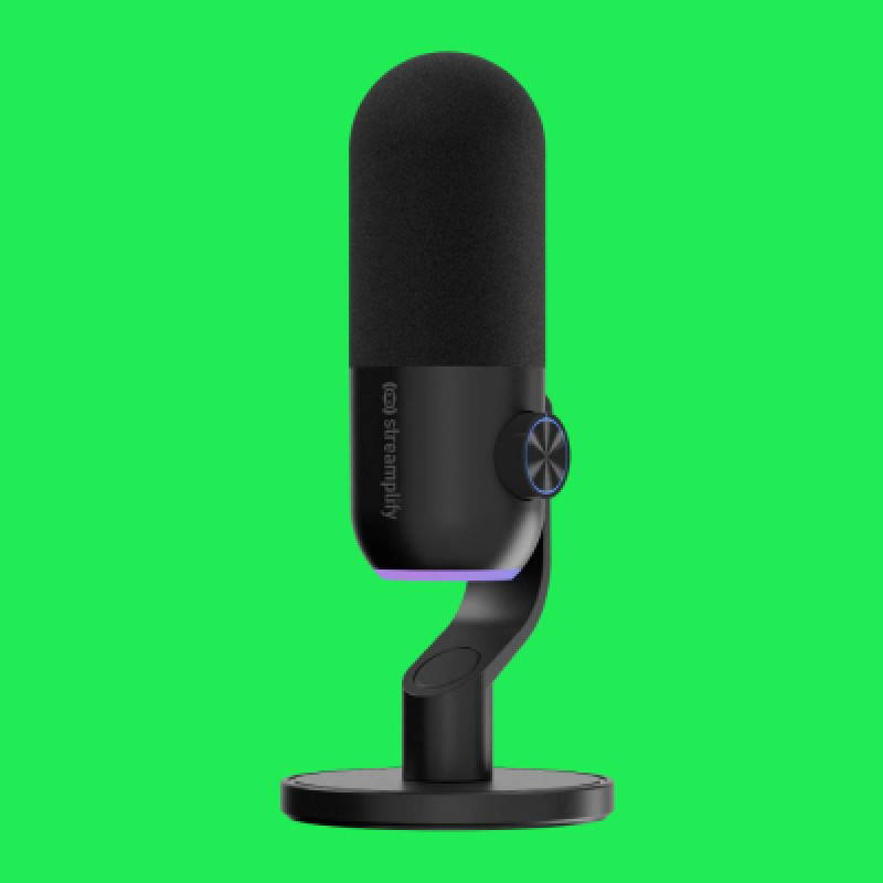 Микрофон Streamplify MIC MINI-48-RGB-ST (SPMC-MM1C327.11) Black