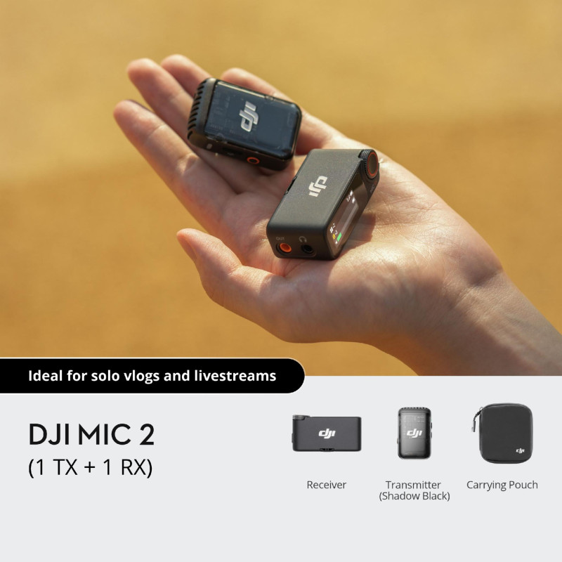 Мікрофон DJI Mic 2 2TX + 1RX (CP.RN.00000325.01)