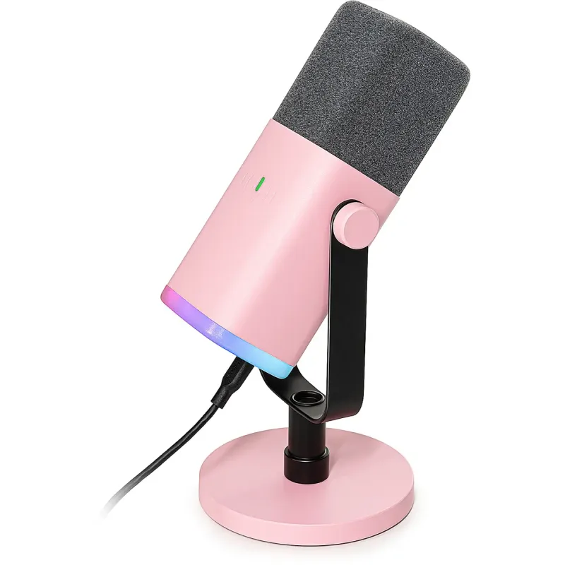 Мікрофон Fifine AmpliGame AM8P Pink