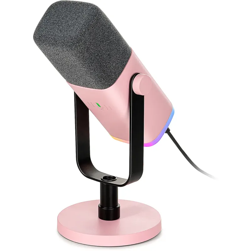 Мікрофон Fifine AmpliGame AM8P Pink
