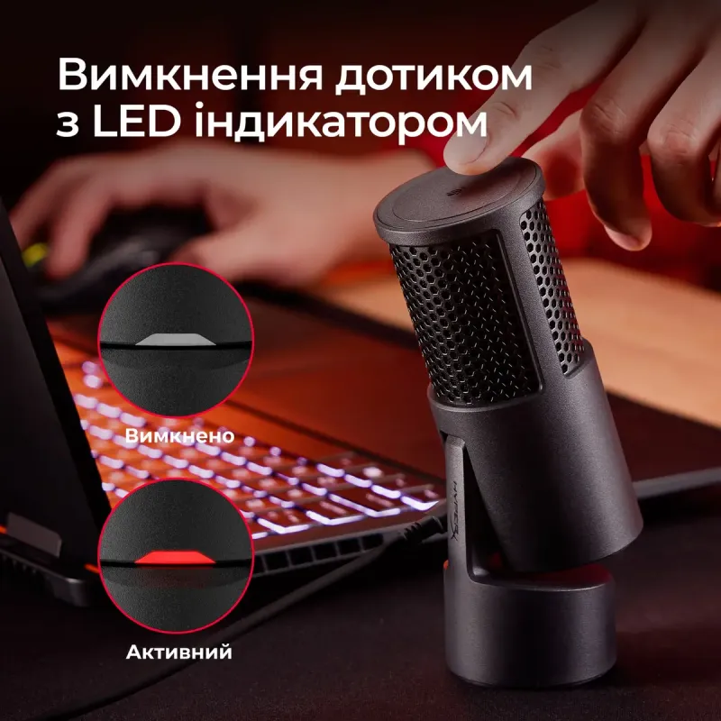 Мікрофон HyperX SoloCast 2 Black (AR0A0AA)