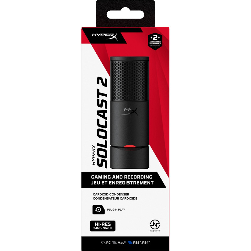 Микрофон HyperX SoloCast 2 Black (AR0A0AA)