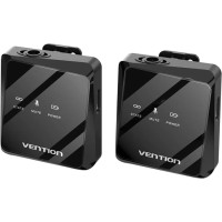 Vention USB-C 2-Pack Wireless Lavalier Black (NCBB0)