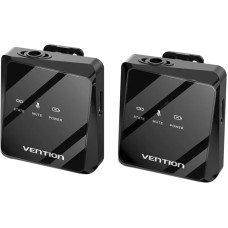 Vention USB-C 2-Pack Wireless Lavalier Black (NCBB0)