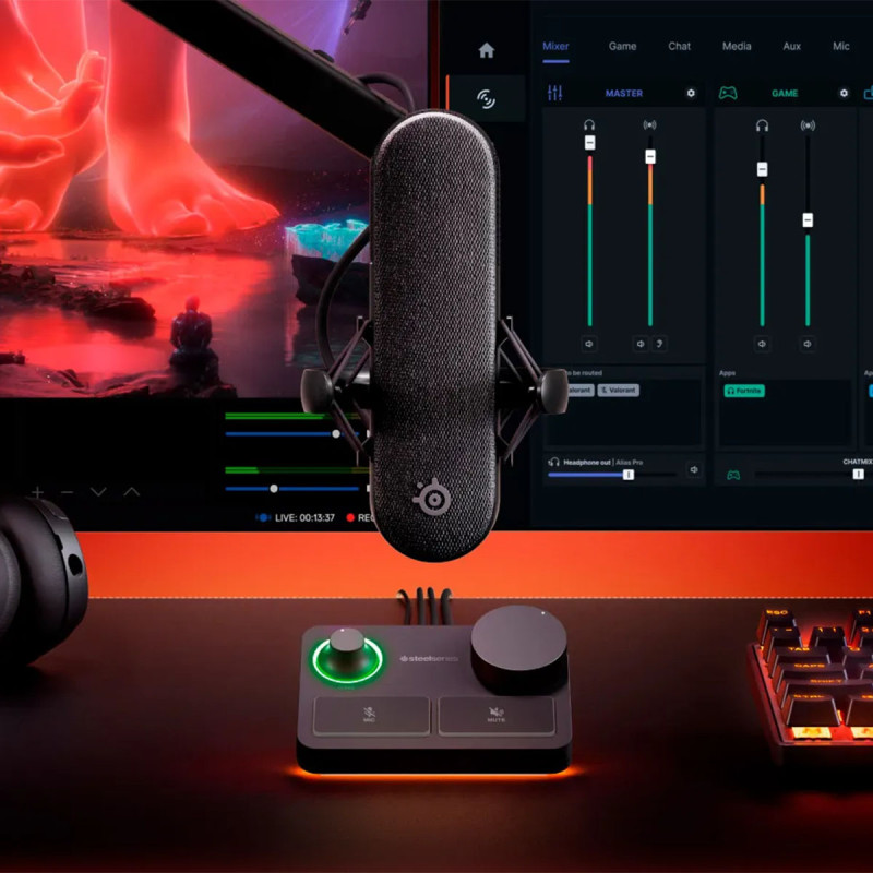 Мікрофон SteelSeries Alias Pro (61597)